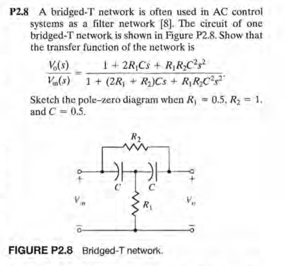 Solved E2.29 A system is shown in Fig. E2.29(a). (a) | Chegg.com image.