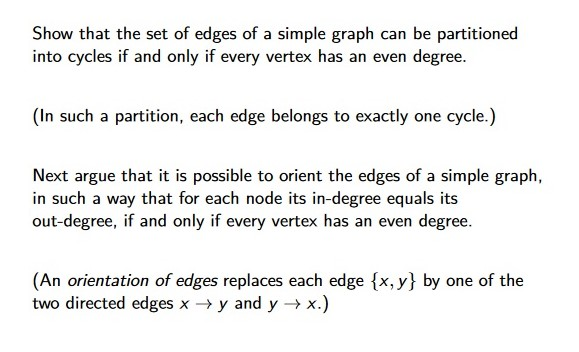Solved Show that the set of edges of a simple graph can be | Chegg.com