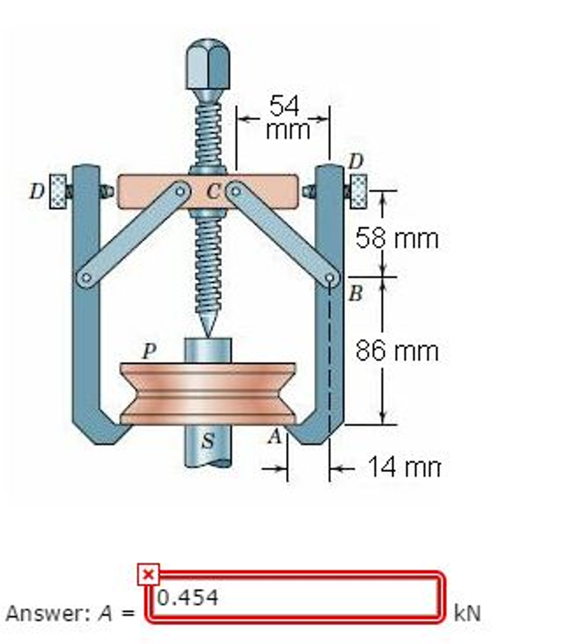 solved-the-figure-shows-a-wheel-puller-which-is-designed-to-chegg