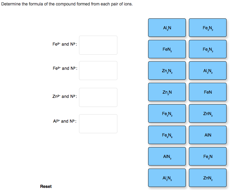 Solved Determine The Formula Of The Compound Formed From 1505