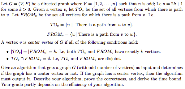 Let G = (V, E) be a directed graph where V = { 1,2, . | Chegg.com