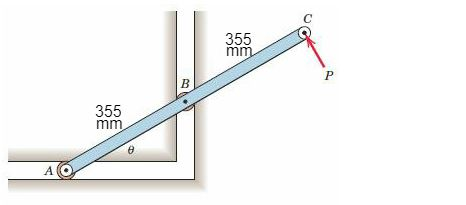 Solved Motion of the 710-mm slender bar of mass 4.9 kg is | Chegg.com