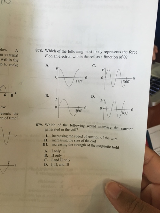 Solved Which Of The Following Most Likely Represents The | Chegg.com