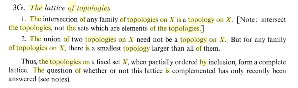 8I. Weak topologies and the lattice of topologies | Chegg.com