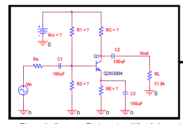 Solved a) Nominal MOSFET Common Source Amplifier; | Voltage | Chegg.com