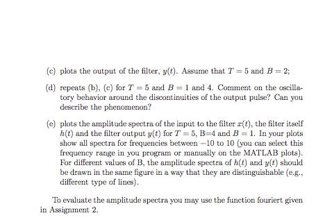 Solved In This Exercise We Will Determine The Output Of The | Chegg.com