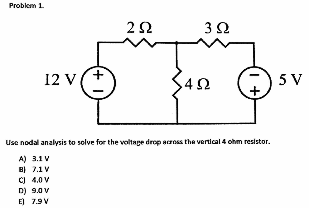 solved-use-nodal-analysis-to-solve-for-the-voltage-drop-chegg