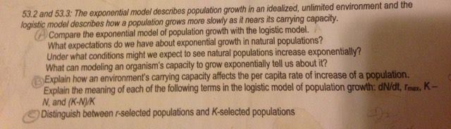 Solved The exponential model describes population growth in | Chegg.com