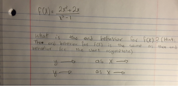 f x )= x 3 7x 2 10x end behavior