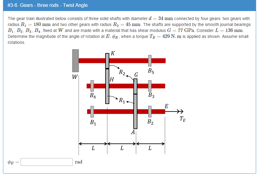 Solved The Gear Train Illustrated Below Consists Of Three | Chegg.com