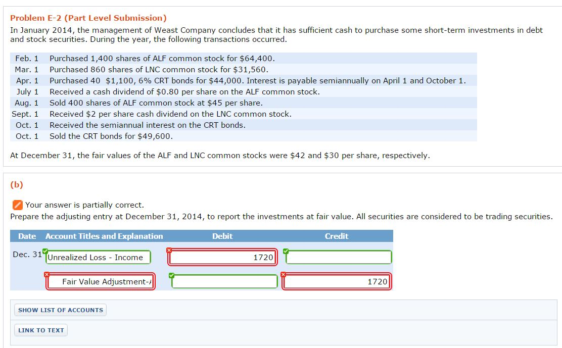 Solved Prepare The Adjusting Entry At December 31 2014 To Chegg