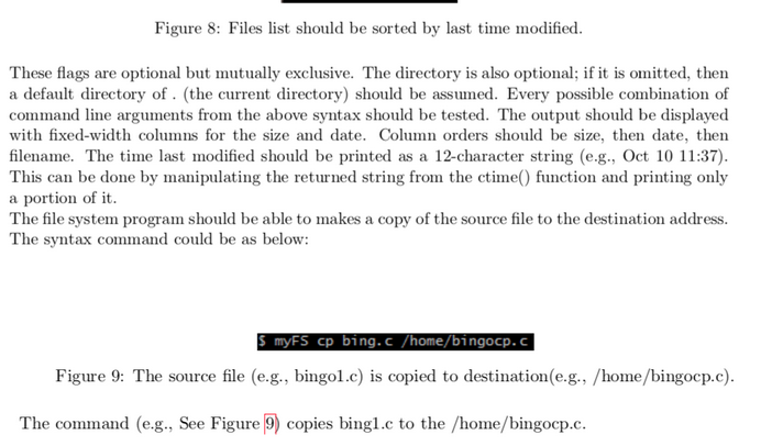 Solved Write A Basic File Managment System With Following 