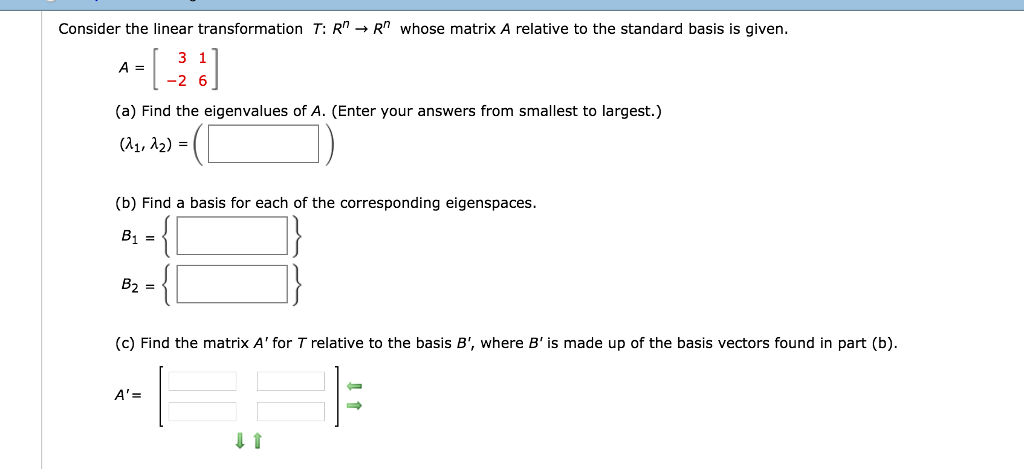 Solved Consider The Linear Transformation T R N Rightarrow