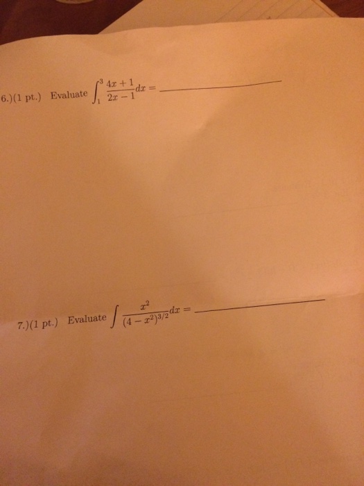 evaluate integration 1 x 2 4 dx