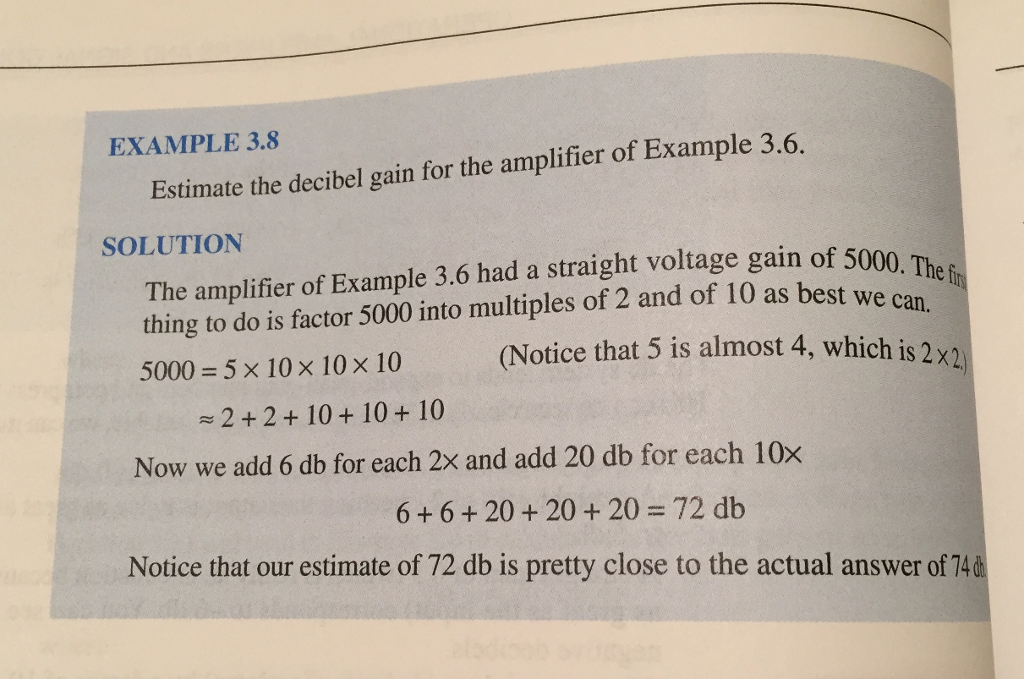 Solved 14 a Find the gain in decibels of an amplifier that