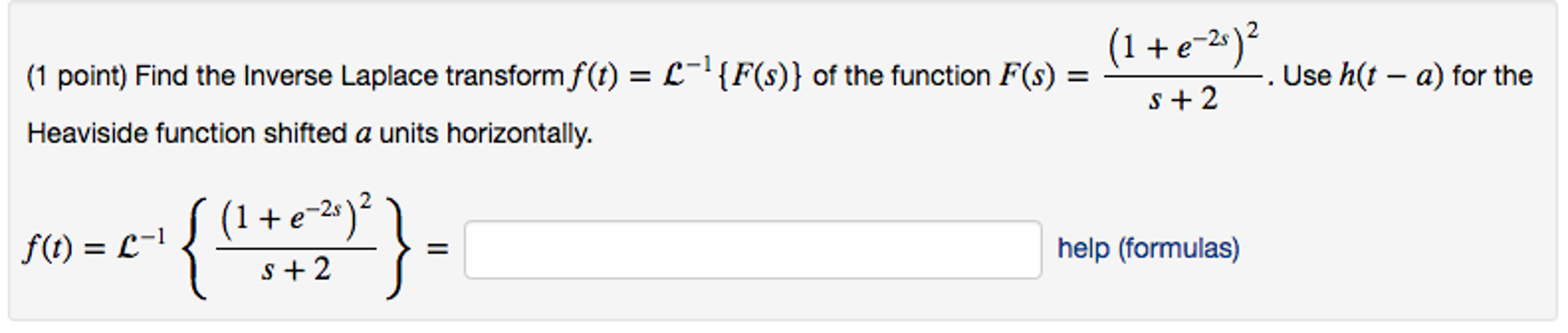 solved-find-the-inverse-laplace-transform-f-t-l-1-f-s-chegg