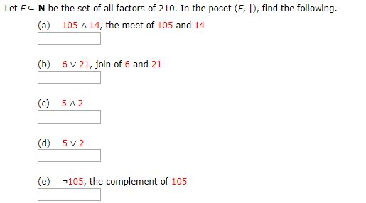 Solved Let F N Be The Set Of All Factors Of 210 In The Chegg solved-let-f-n-be-the-set-of-all-factors-of-210-in-the-chegg