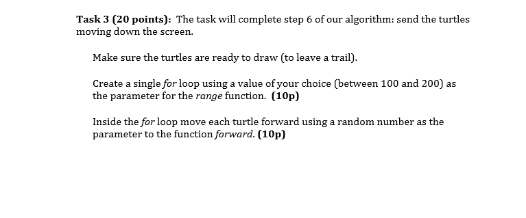 Solved Task 3 (20 points): The task will complete step 6 of | Chegg.com