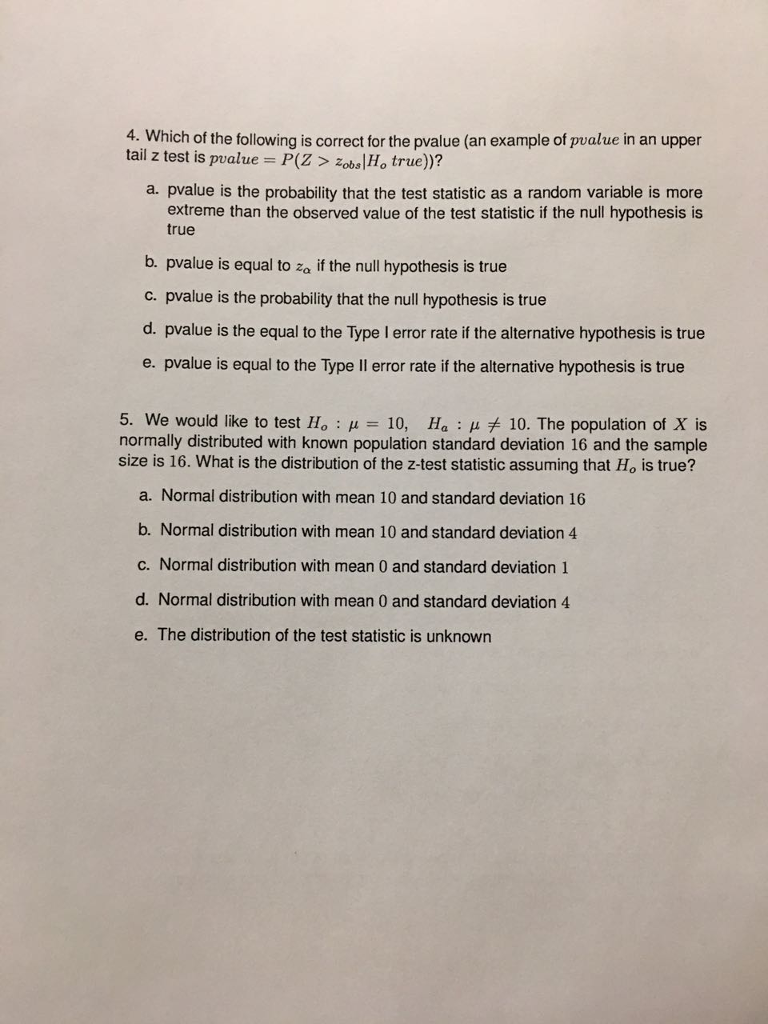 Solved 1. In a hypothesis test, if we rejected the null | Chegg.com