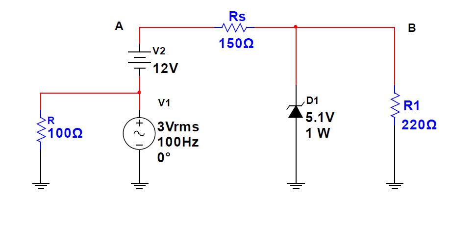 Solved 2. Consider the zener regulator below with parallel