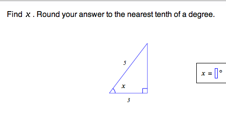 Solved Find X. Round Your Answer To The Nearest Tenth Of A | Chegg.com