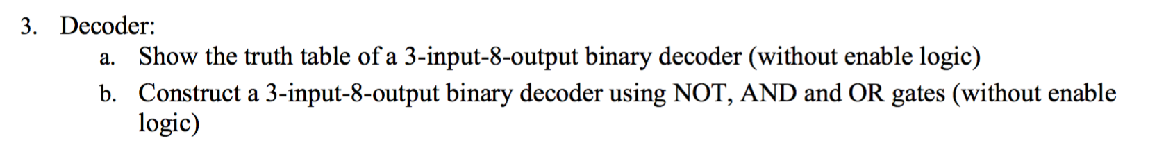 3 to 8 decoder truth table with enable