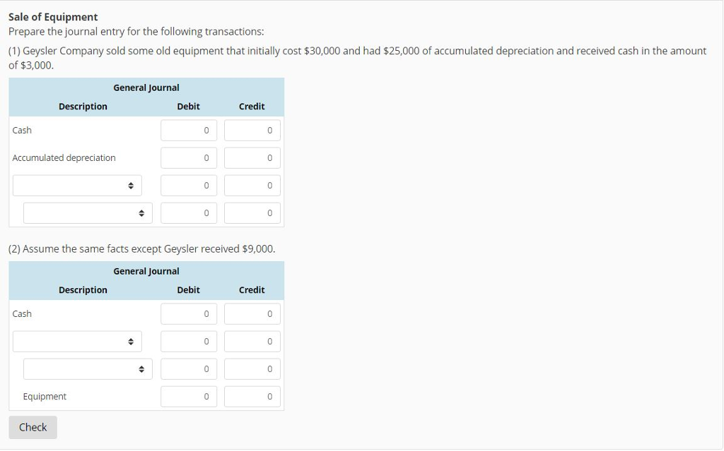 Solved Prepare the journal entry for the following