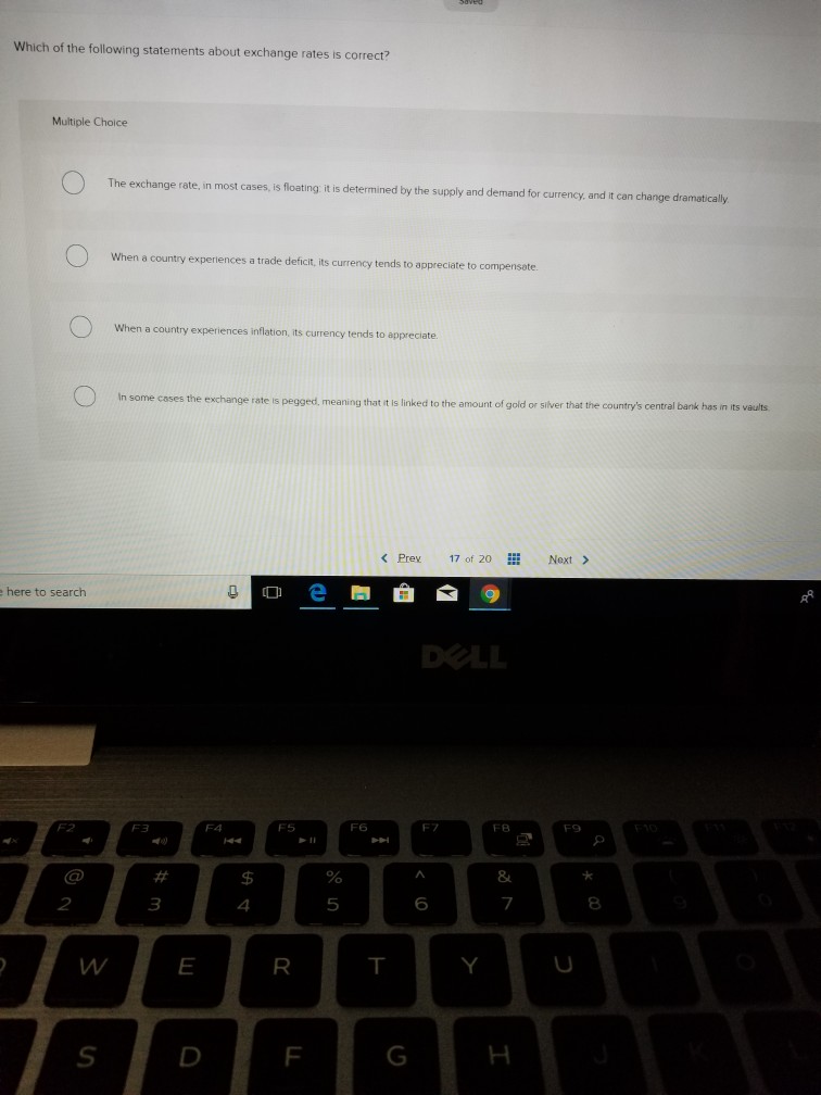 Solved Which of the following statements about exchange | Chegg.com