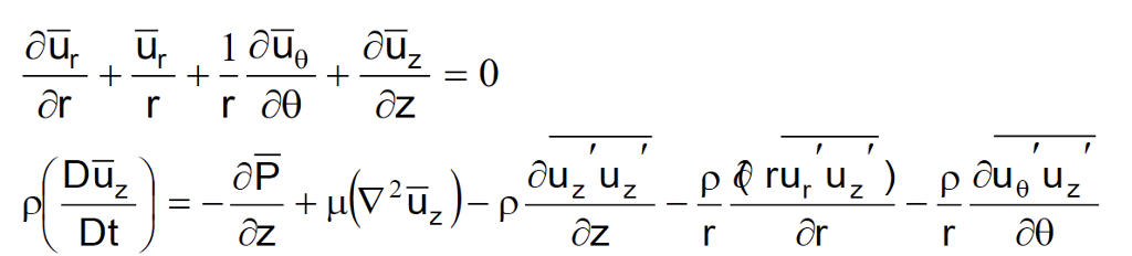 Solved 2. Given the continuity and axial momentum equations | Chegg.com