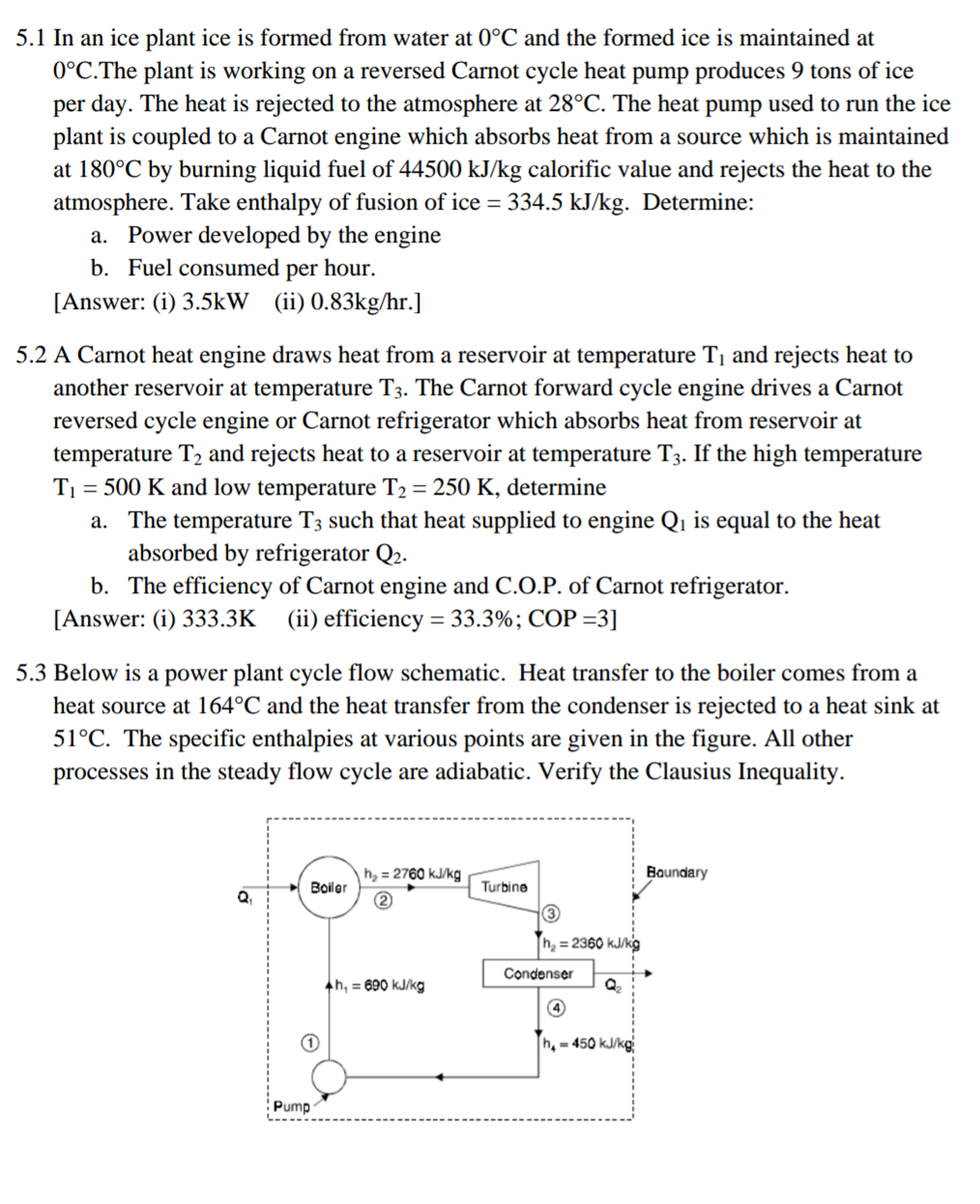 solved-in-an-ice-plant-ice-is-formed-from-water-at-0-degree-chegg