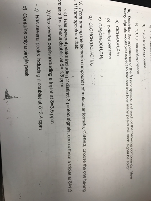 solved-describe-the-appearance-of-the-1h-nmr-spectrum-of-chegg
