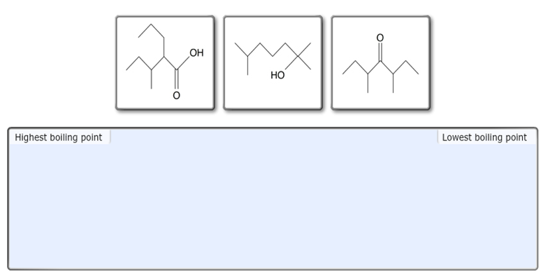 Solved Sort these carboxylic acids based on their solubility | Chegg.com