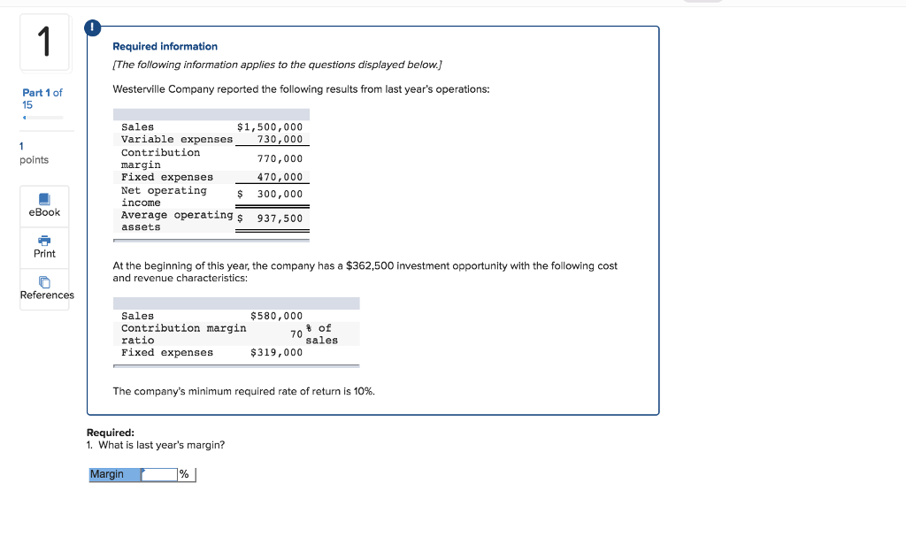 Solved Required information [The following information