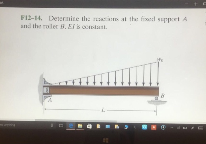 Solved determine the reactions at the fixed support A and | Chegg.com