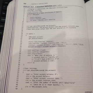 Solved Write a C++ program: Redefine CDAccount from | Chegg.com
