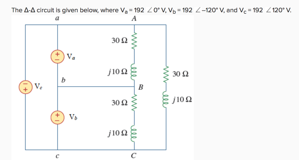 Solved Determine the phase currents and line currents for | Chegg.com