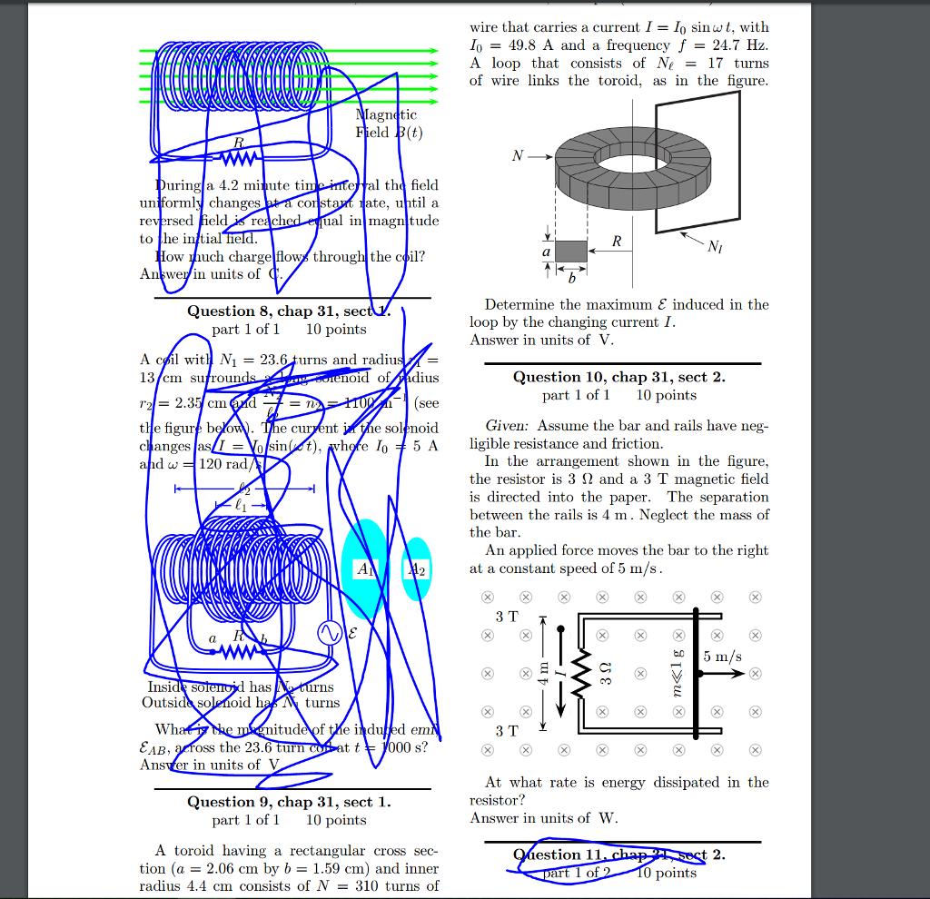 Solved A Toroid Having A Rectangular Cross Section a 2 06 Chegg