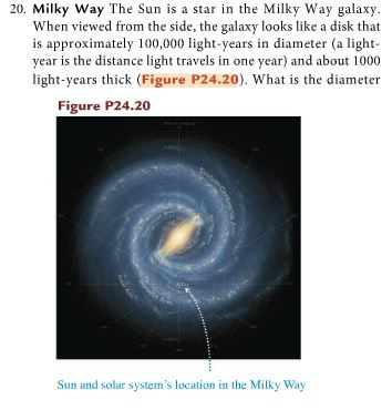 Solved 20, Milky Way The Sun is a star in the Milky Way | Chegg.com