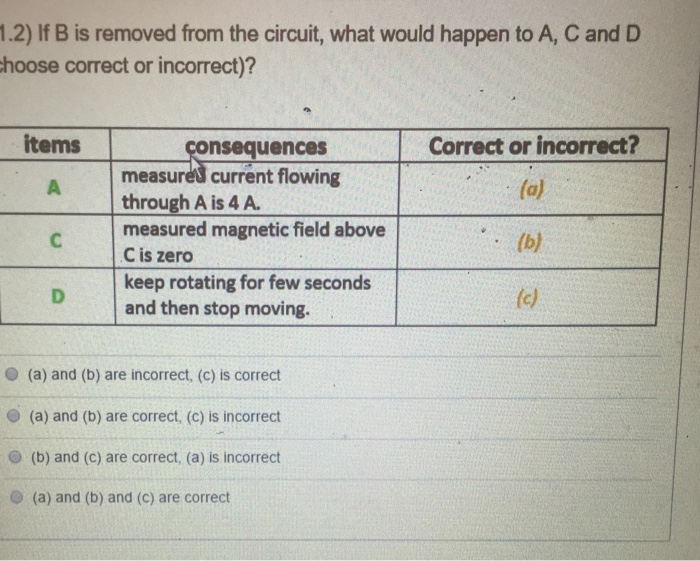 If B Is Removed From The Circuit, What Would Happen | Chegg.com