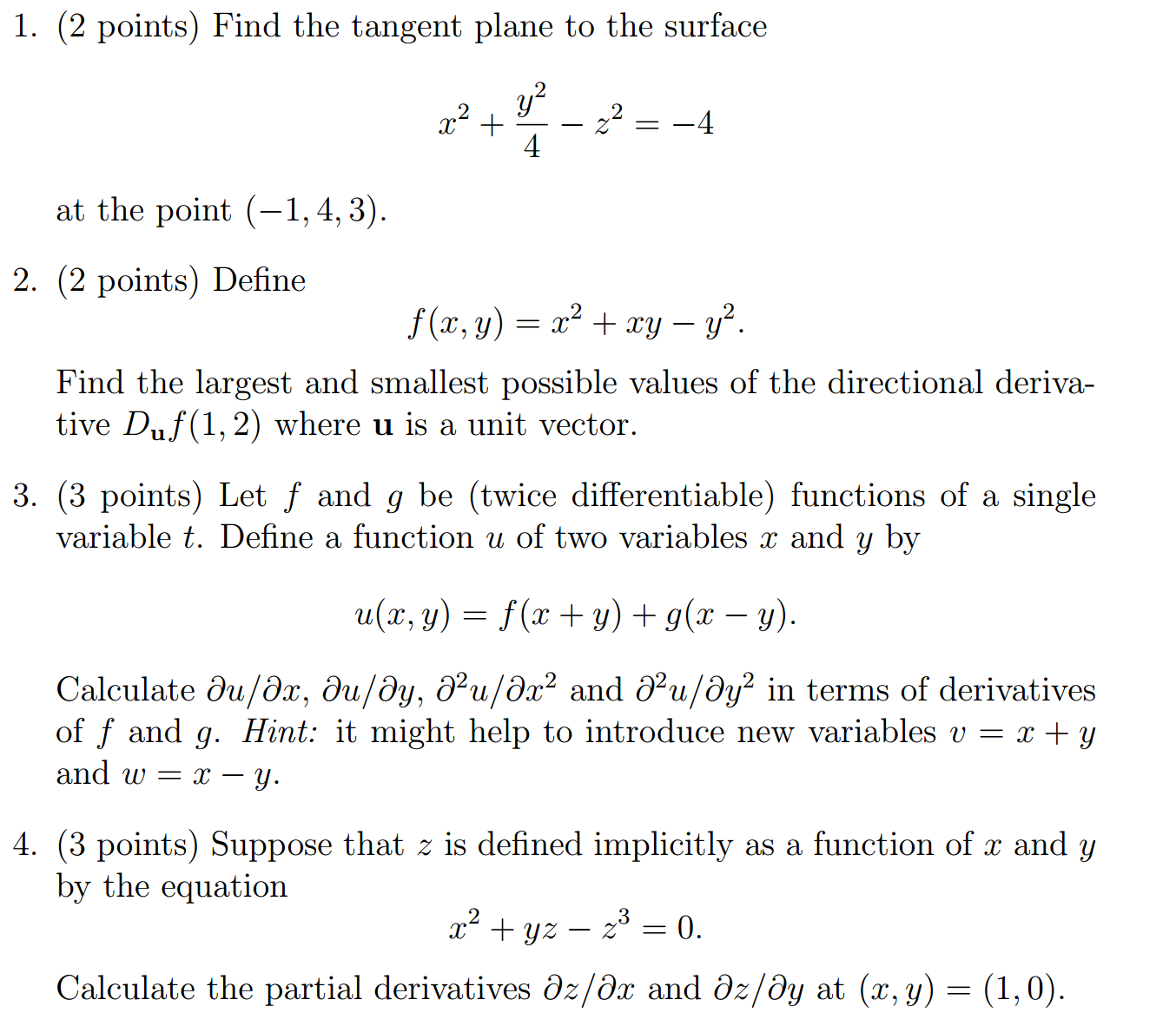 Tangent plane deals calculator