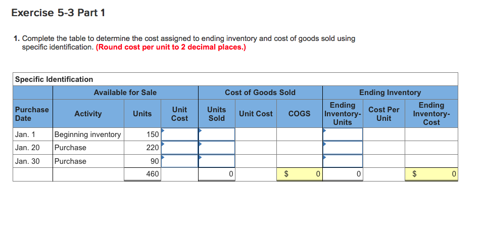 How To Find Cost Of Ending Inventory Fifo 3873