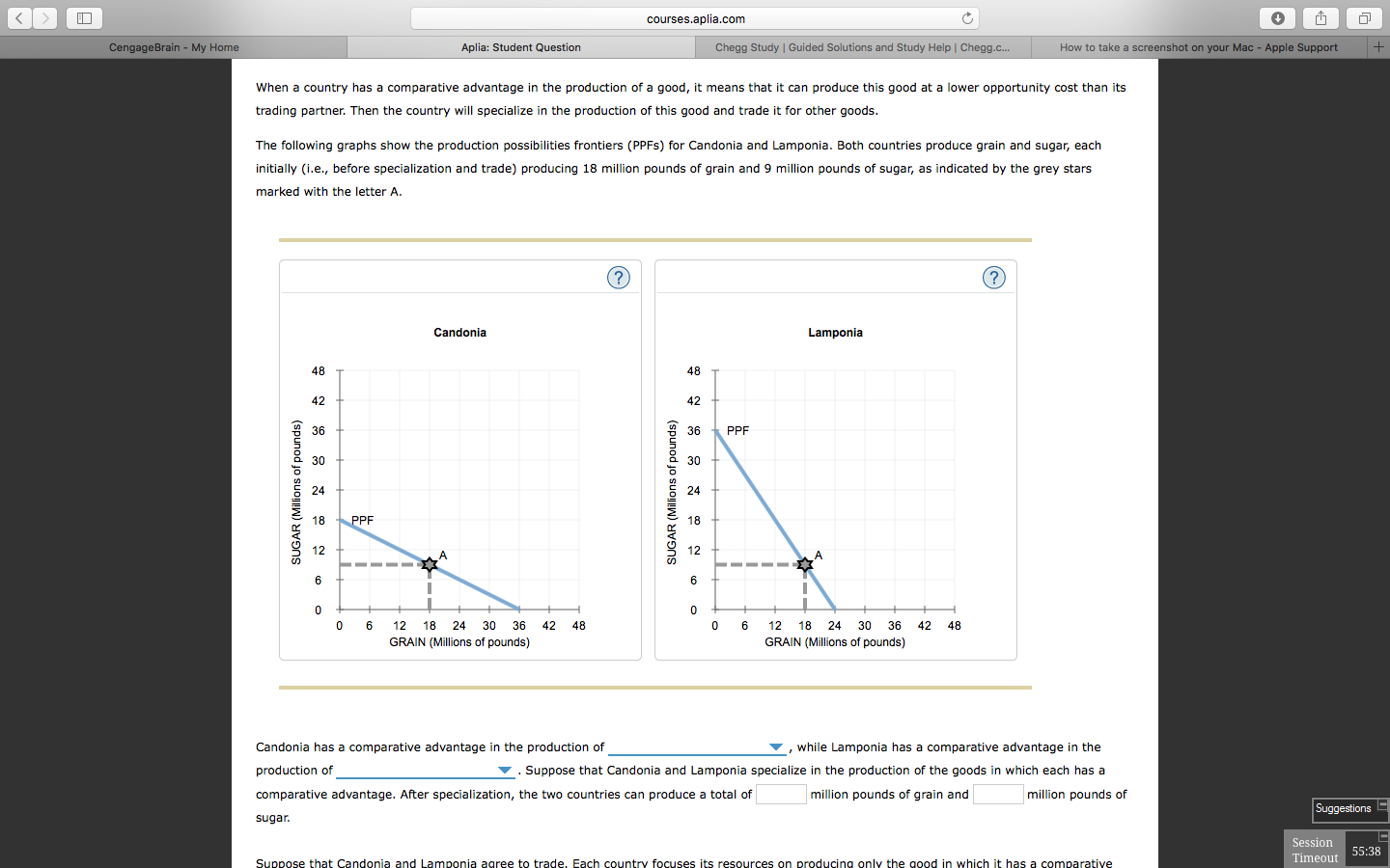 Solved When a country has a comparative advantage in the