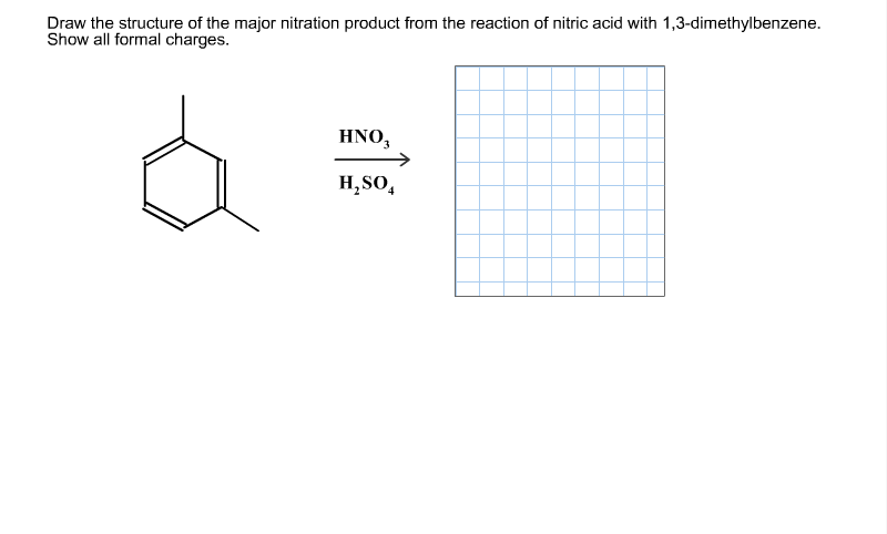 Draw The Structure Of The Major Nitration Product