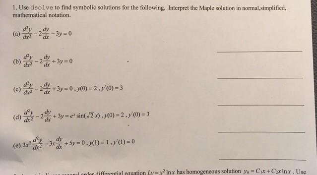 Solved Im suppsoed to use Maple to solve this so please if | Chegg.com