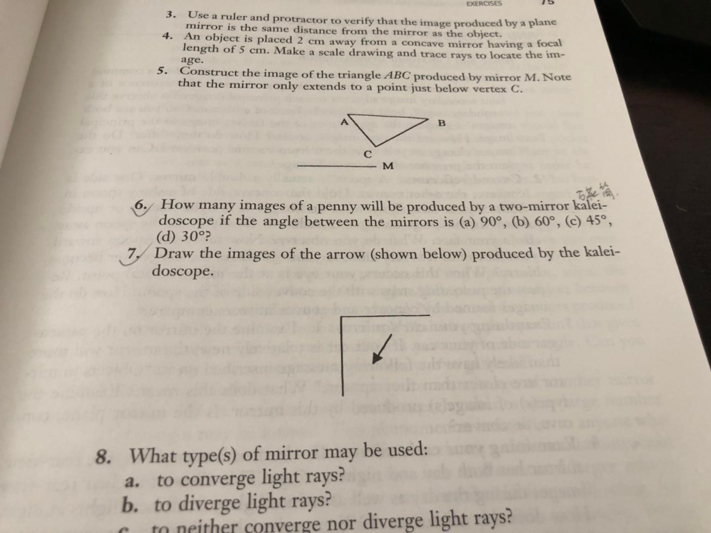 Solved draw the images of the arrow (shown below) produced | Chegg.com