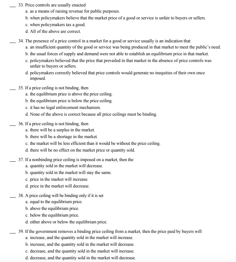 Solved PLEASE SHOW HOW EACH PROBLEM WAS SOLVED. FORMULA, | Chegg.com