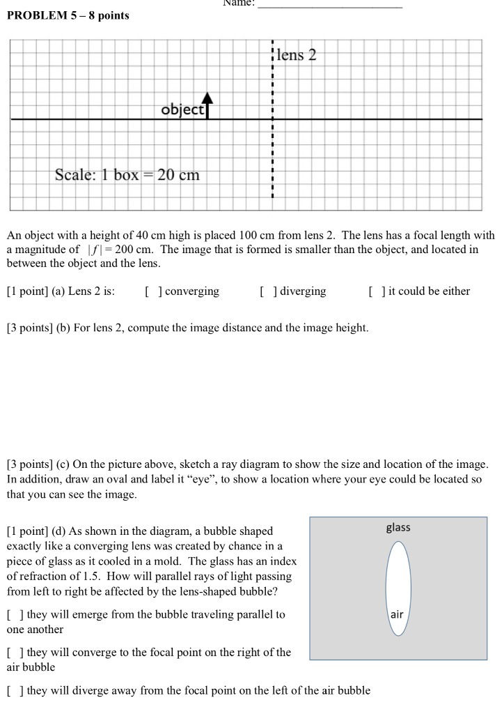 solved-name-problem-5-8-points-lens-2-object-scale-1-box-chegg