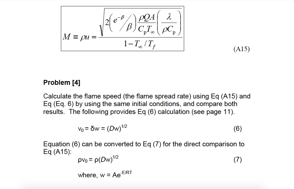 solved-calculate-the-flame-speed-the-flame-spread-rate-chegg