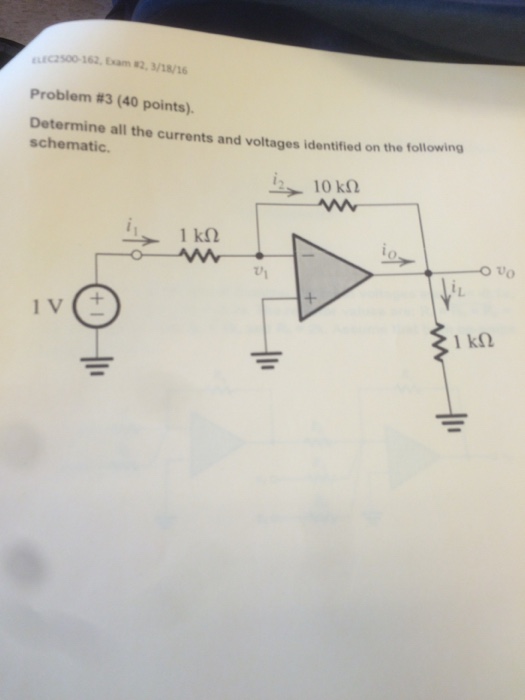 Solved Determine all the currents and voltages identified on | Chegg.com