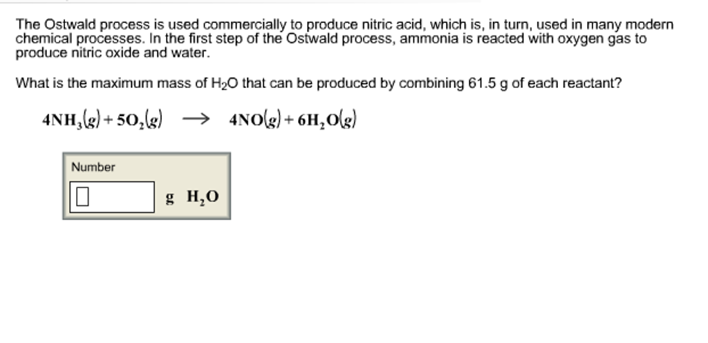 solved-the-ostwald-process-is-used-commercially-to-produce-chegg